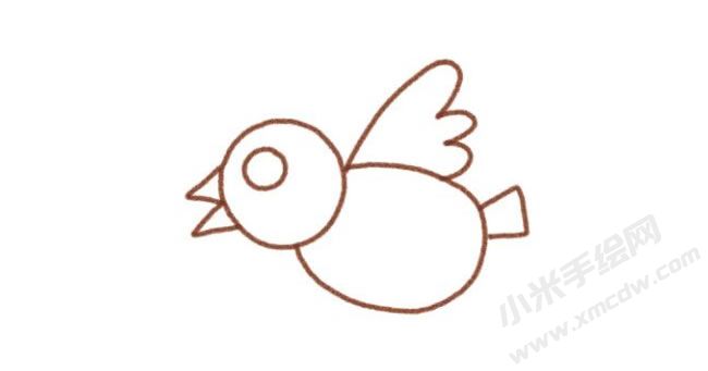 小鸟幼儿简笔画分步画法图示03.jpg
