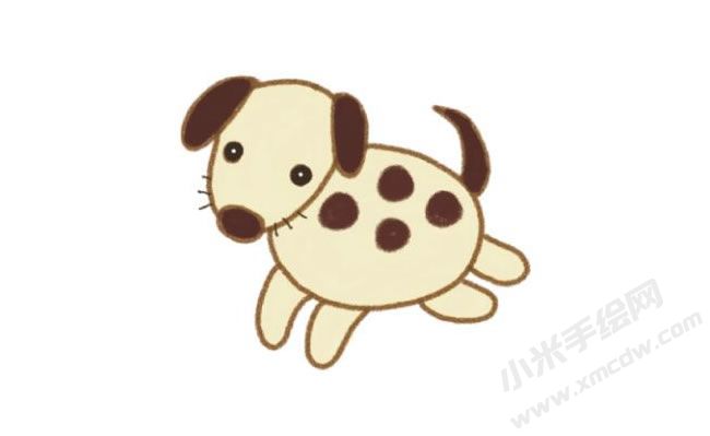 小狗幼儿简笔画分步画法图示04.jpg