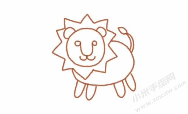 雄狮幼儿简笔画分步画法图示03.jpg