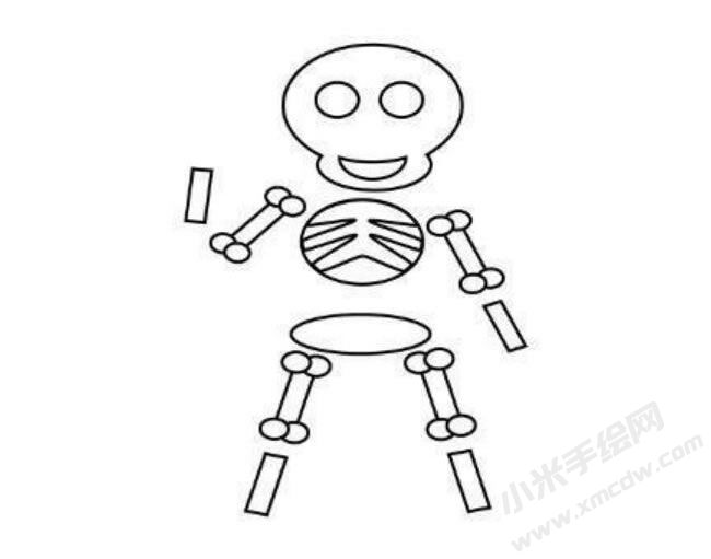 一具骷髅简笔画分步绘制图示03.jpg
