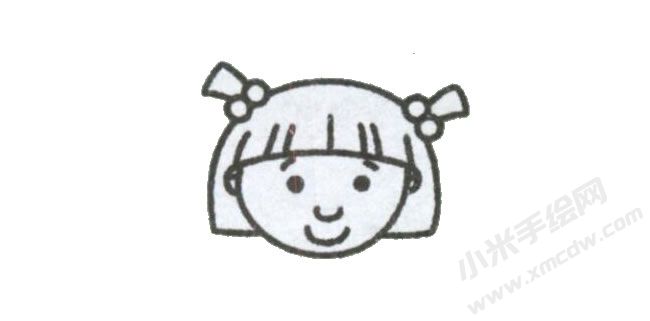 简笔画女孩画法步骤图示01.jpg
