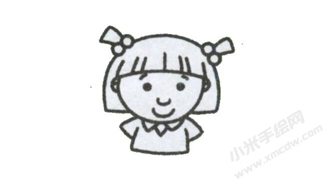 简笔画女孩画法步骤图示02.jpg