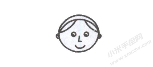简笔画妈妈画法步骤图示01.jpg
