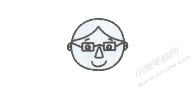 简笔画爸爸画法步骤图示01.jpg