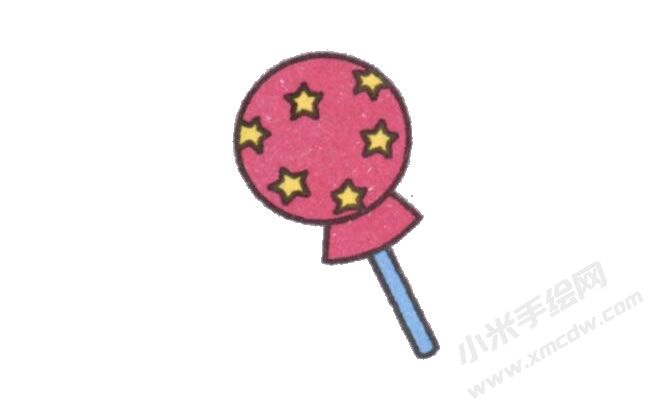 简笔画棒棒糖画法步骤图示06.jpg