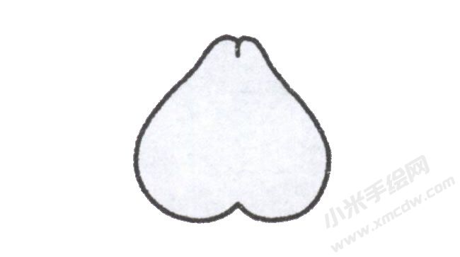 桃子幼儿简笔画绘制步骤图示01.jpg