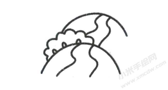山路简笔画绘制步骤图示03.jpg