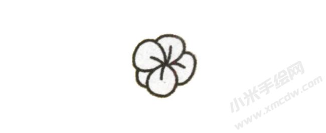 简笔画梅花画法步骤图示01.jpg