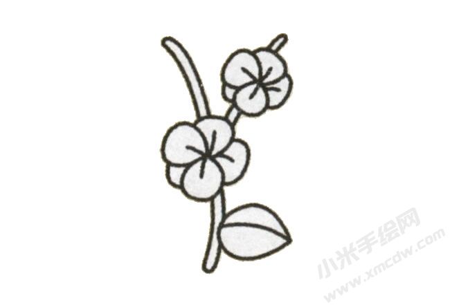 简笔画梅花画法步骤图示04.jpg