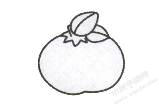 简笔画橘子画法步骤图示05.jpg