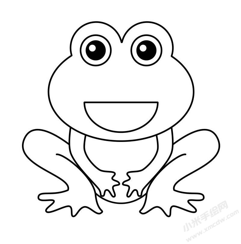 青蛙简笔画图片