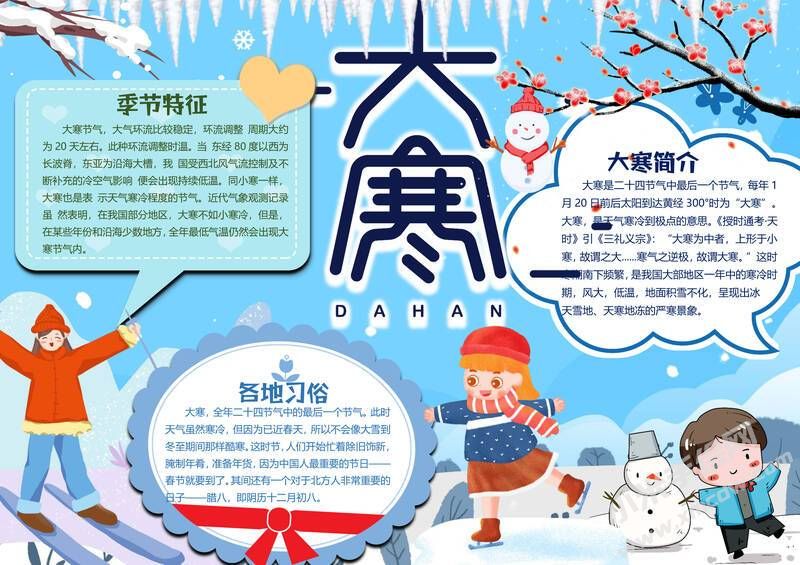 大寒手抄报内容模板有字版.jpg