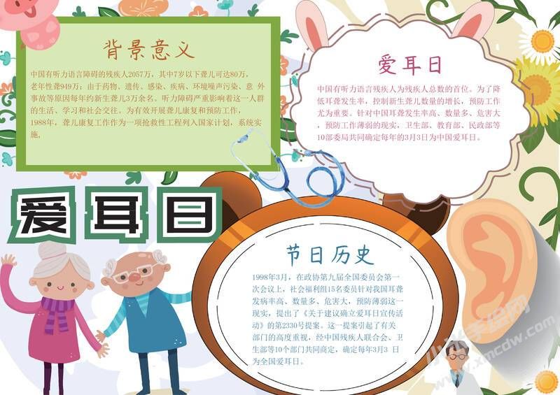 爱耳日手抄报内容模板有字版（第二版）.jpg