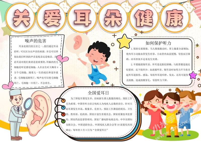 关爱耳朵健康手抄报内容模板有字版（第一版）.jpg