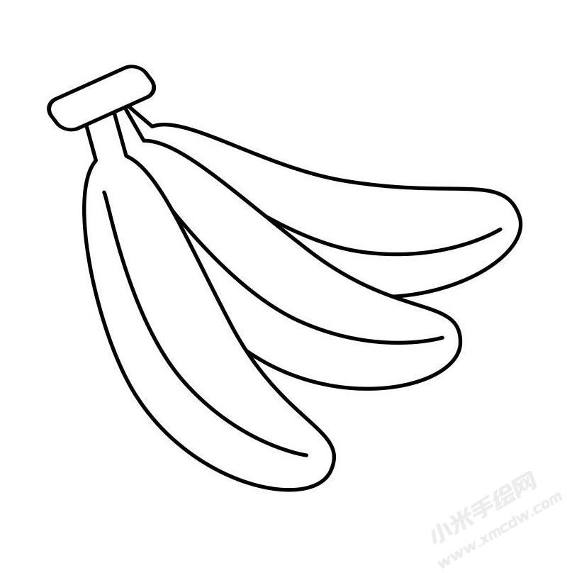 香蕉简笔画图片