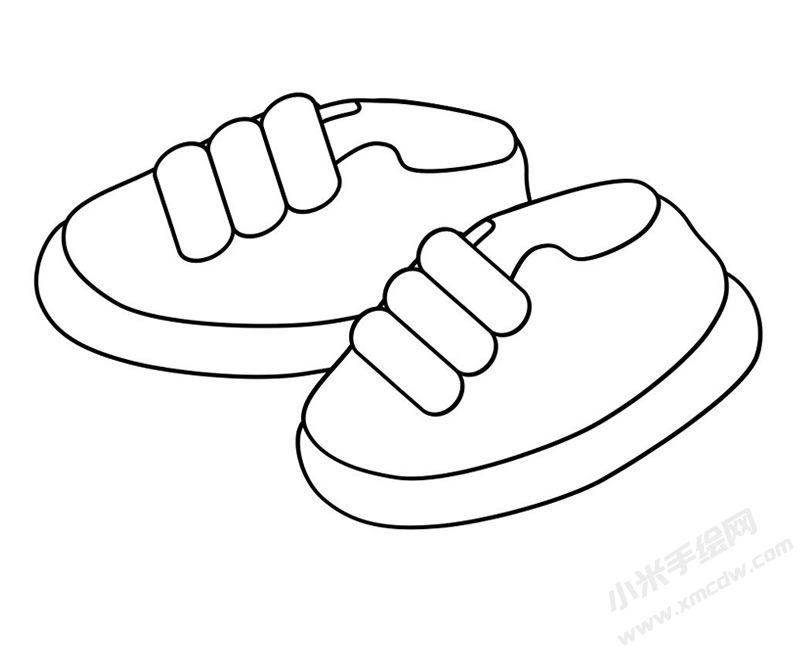 鞋子简笔画图片