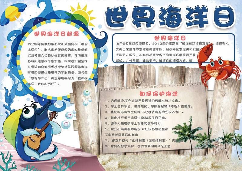 世界海洋日手抄报内容模板有字版（第二版）.jpg