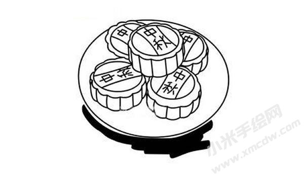 多个月饼简笔画.jpg