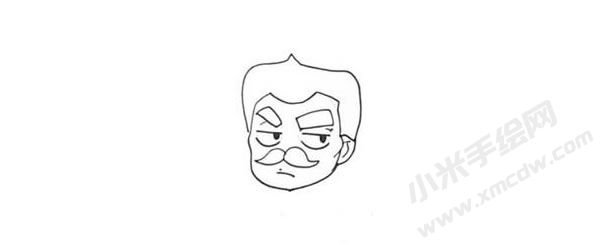 鲁迅简笔画步骤01.jpg