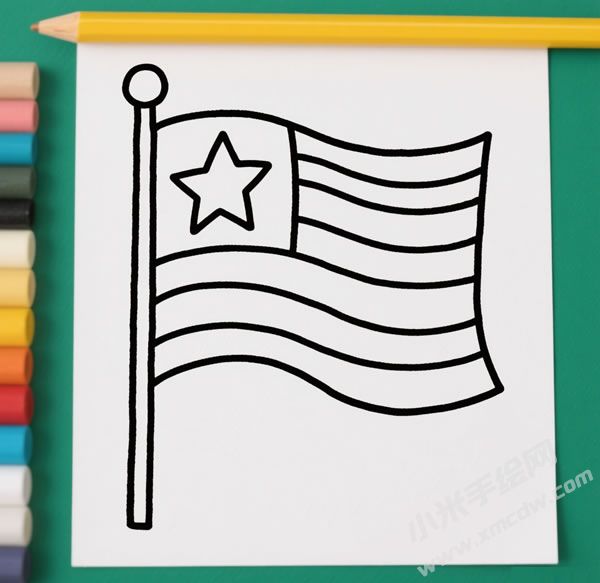 国旗简笔画01.jpg