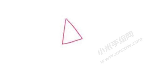 生日帽简笔画绘制步骤图示01.jpg