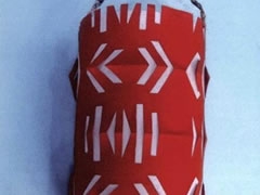 大红灯笼少儿美术趣味创意步骤图示