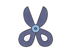 简笔画剪刀画法步骤图示