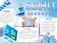 5G时代手抄报内容模板