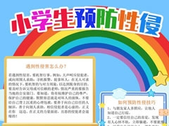 小学生预防性侵手抄报内容模板