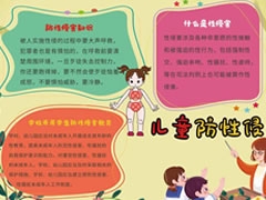 儿童防性侵手抄报内容模板