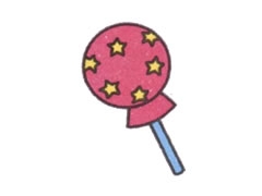 ​简笔画棒棒糖画法步骤图示
