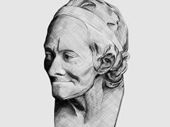 伏尔泰的素描画法步骤图示