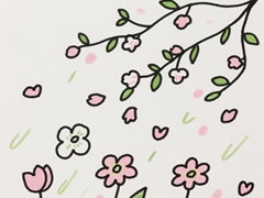 春天的简笔画