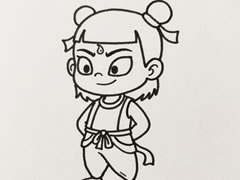 哪吒简笔画