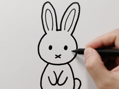 小兔子简笔画