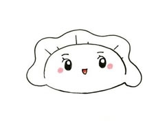 饺子简笔画