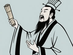 屈原简笔画