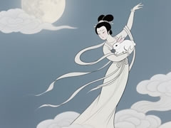 嫦娥简笔画