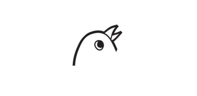 小鸟简笔画创作步骤图示01