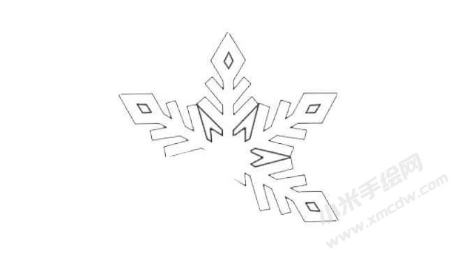 雪花简笔画绘制步骤06.jpg